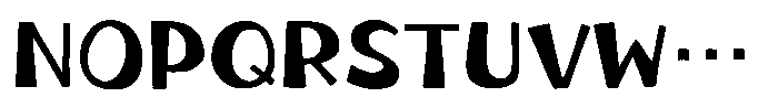 Takayoki-Rou Regular Font UPPERCASE