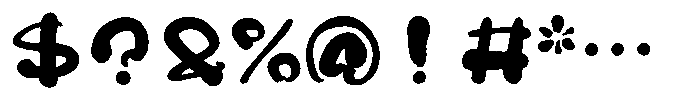 Takayukoh Regular Font OTHER CHARS