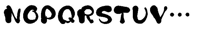 Takayukoh Regular Font UPPERCASE