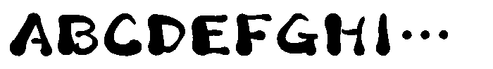 Takayukyo Regular Font UPPERCASE