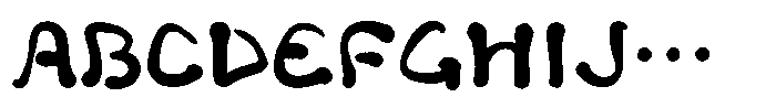 Takayuraku-Sakura Regular Font UPPERCASE