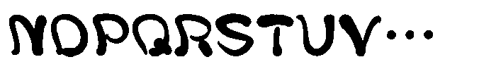 Takayuraku-Sakura Regular Font UPPERCASE