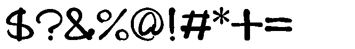 Takayuraku-Ume Regular Font OTHER CHARS