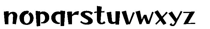 Takayurakucho-kaku-DB DemiBold Font LOWERCASE