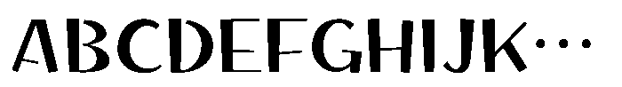 Takayurakucho-kaku Regular Font UPPERCASE