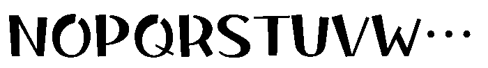 Takayurakucho-kaku Regular Font UPPERCASE