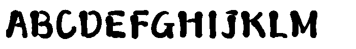 Takayusai-Aki Regular Font UPPERCASE