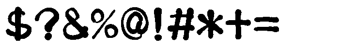 Takayusai-Haru Regular Font OTHER CHARS