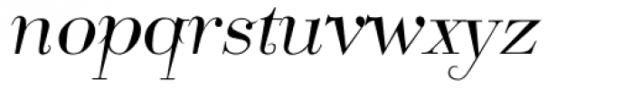 Take Five Italic Font LOWERCASE