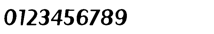 Talaris Bold-Oblique Font OTHER CHARS