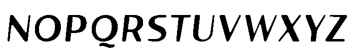 Talaris Bold-Oblique Font UPPERCASE