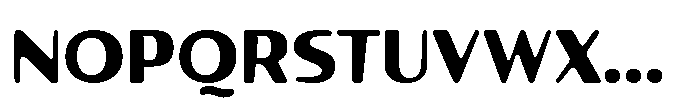 Talaris Extra Bold Font UPPERCASE