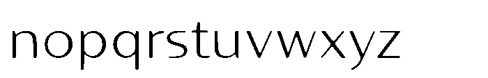 Talaris Light Font LOWERCASE