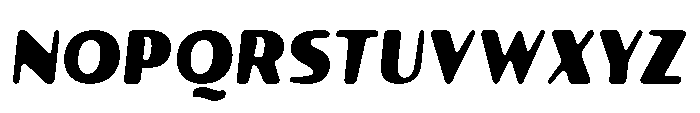 Talaris Ultra Bold-Oblique Font UPPERCASE