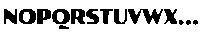 Talaris Ultra Bold Font UPPERCASE