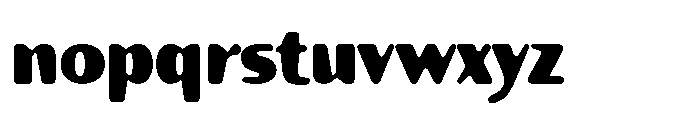 Talaris Ultra Bold Font LOWERCASE