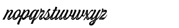 Taldose Script Stamp Font LOWERCASE