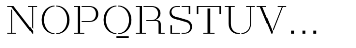 Taler Stencil Light Font UPPERCASE