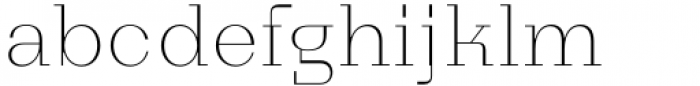 Taler Thin Font LOWERCASE