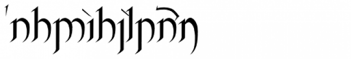 Talethior Font LOWERCASE