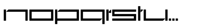 Talinfina Expanded Black Font LOWERCASE