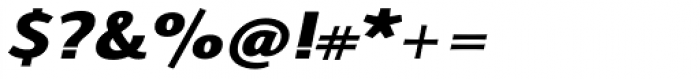 Talis ExtraBlack Italic Font OTHER CHARS