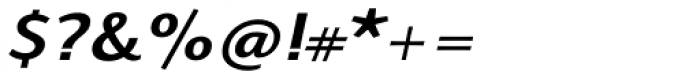 Talis ExtraBold Italic Font OTHER CHARS