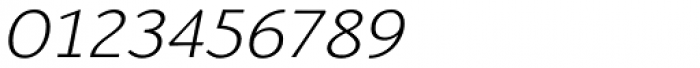 Talis SemiComp ExtraLight Italic Font OTHER CHARS