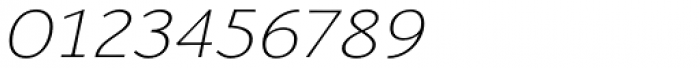 Talis Thin Italic Font OTHER CHARS