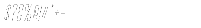 Tall Film Too Expanded Italic Font OTHER CHARS