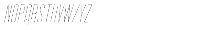 Tall Film Too Expanded Italic Font UPPERCASE