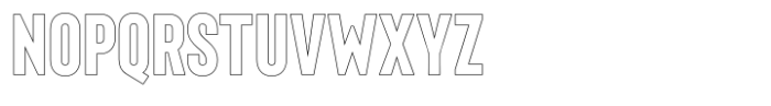 Tall King Outline Font UPPERCASE