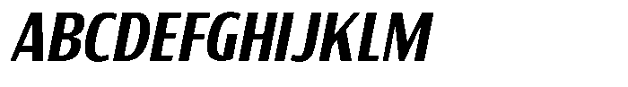 Tallstance Oblique Font UPPERCASE