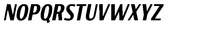 Tallstance Oblique Font UPPERCASE