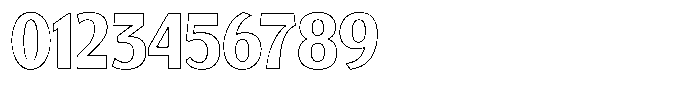 Tallstance Outline Font OTHER CHARS