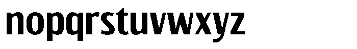 Tallstance Regular Font LOWERCASE