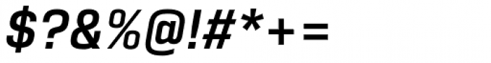 Tamba Sans SmBold Italic Font OTHER CHARS