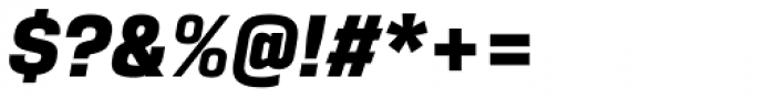 Tamba Sans XBold Italic Font OTHER CHARS