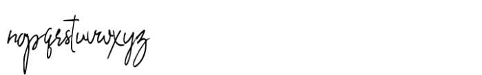 Tampered Font LOWERCASE