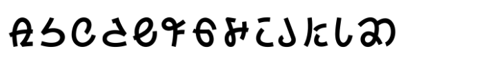 Tampopo Font UPPERCASE