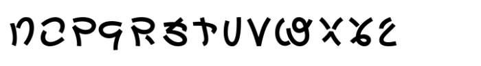 Tampopo Font LOWERCASE