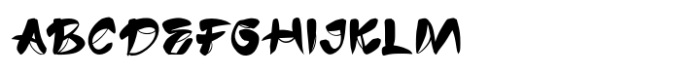 Tanako Gaichi Font UPPERCASE