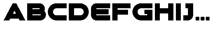 Tander L Black Font UPPERCASE