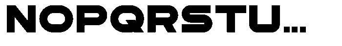 Tander L Black Font UPPERCASE