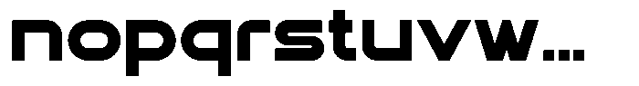 Tander L Black Font LOWERCASE