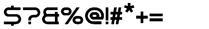 Tander M Medium Font OTHER CHARS