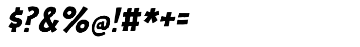 Tandpasta Italic Font OTHER CHARS