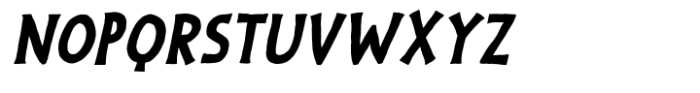Tandpasta Italic Font UPPERCASE
