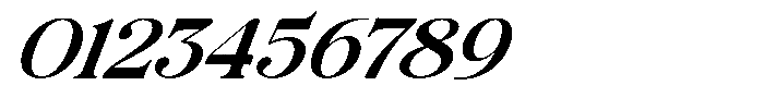 Tanflisc Soft Bold Ext Expanded Italic Font OTHER CHARS