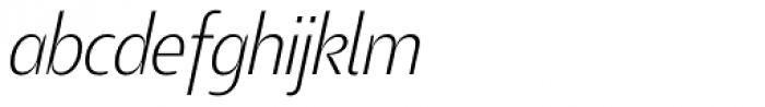Tang Thin Italic Font LOWERCASE